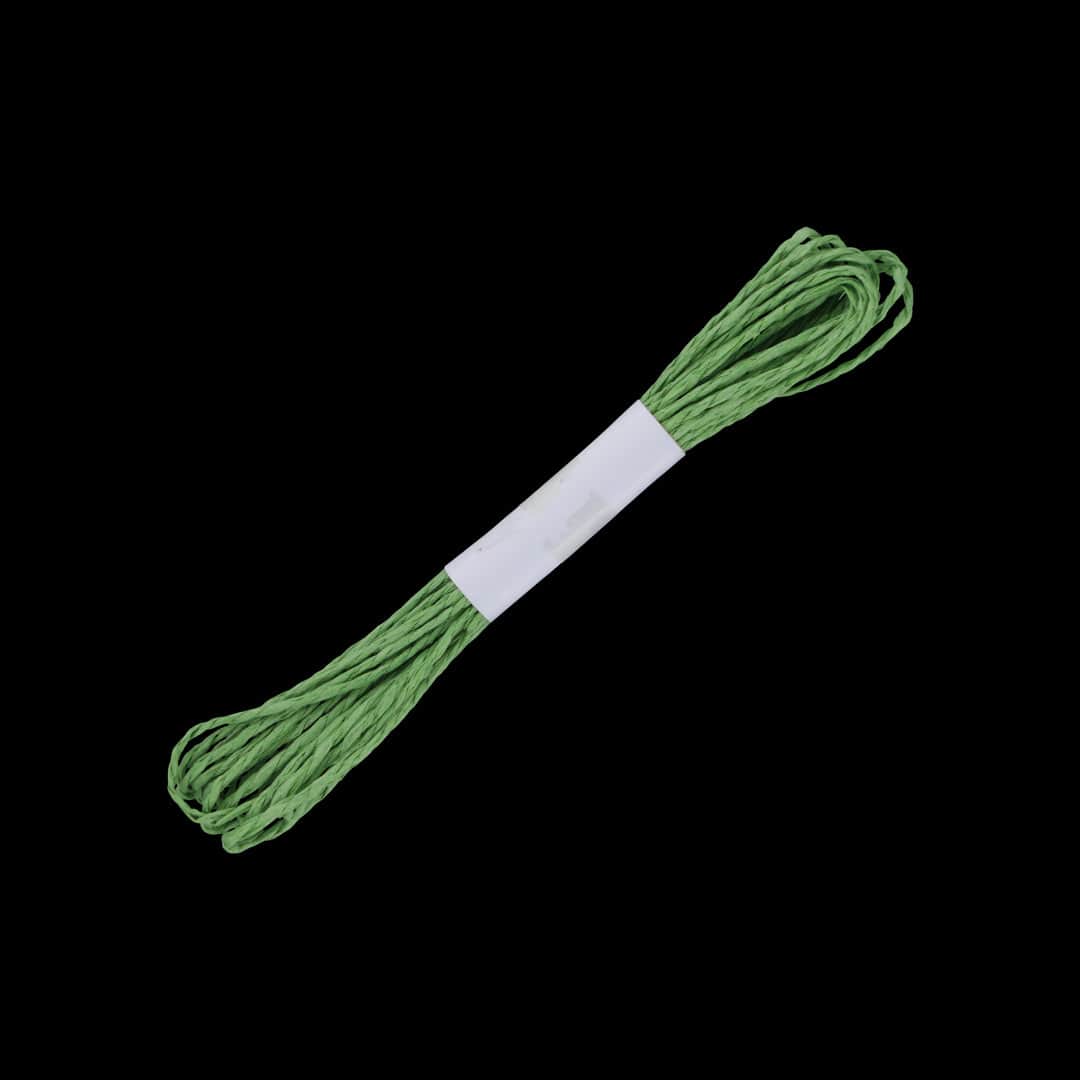 Crafteria Green Colour Paper Thread Twisted Rope for DIY Art