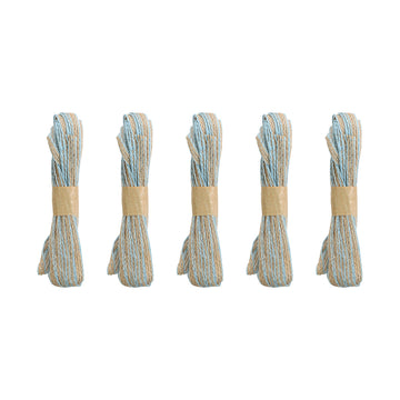 Crafteria Blue & Natural Twine Thread Bundles