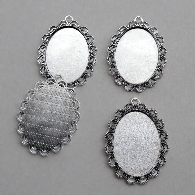 Crafteria SILVER PENDANT BASE D-01