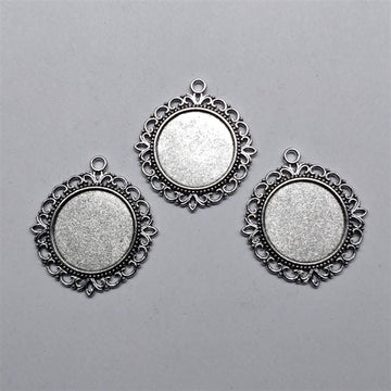 Crafteria SILVER PENDANT BASE D-03