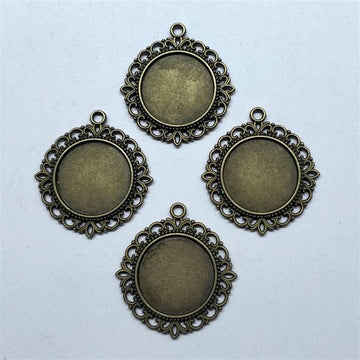 Crafteria ANTIQUE PENDANT BASE D-03
