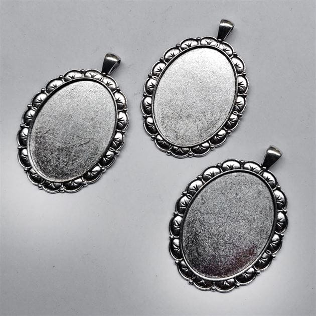 Crafteria SILVER PENDANT BASE D-04