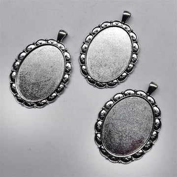 Crafteria SILVER PENDANT BASE D-04