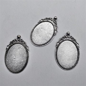Crafteria SILVER PENDANT BASE D-05