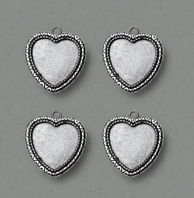 Crafteria SILVER PENDANT BEZELS D-08