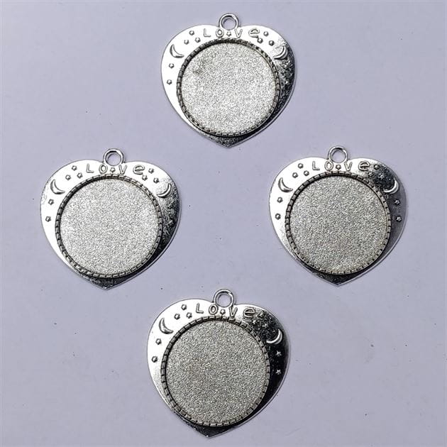 Crafteria SILVER PENDANT BASE D-14
