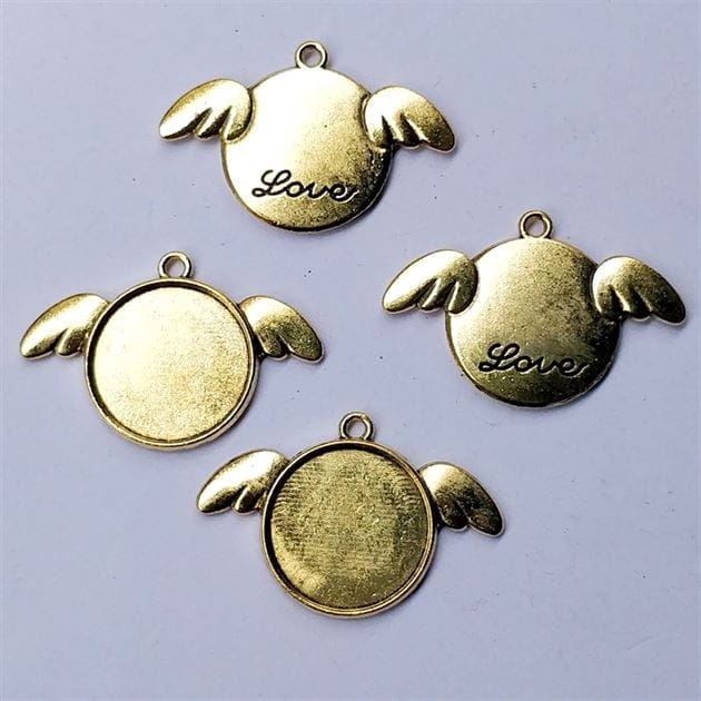 Crafteria GOLD PENDANT BASE D-15