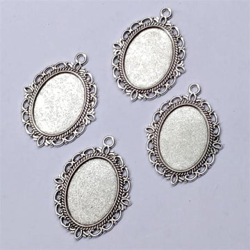 Crafteria SILVER PENDANT BASE D-16