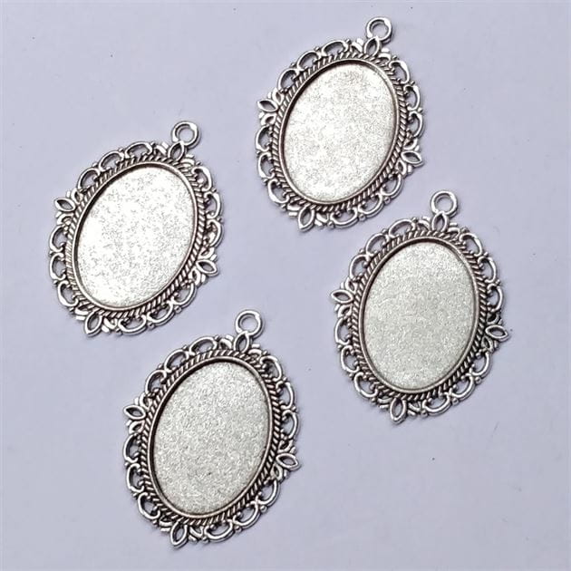 Crafteria SILVER PENDANT BASE D-16