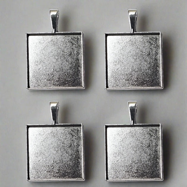 Crafteria SILVER PENDANT BASE D-18