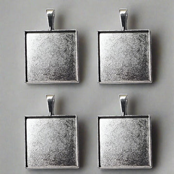 Crafteria SILVER PENDANT BASE D-18
