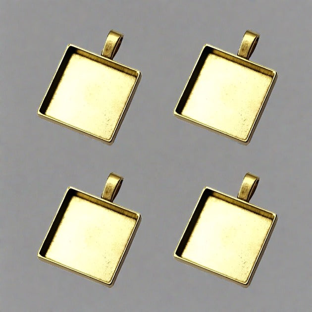 Crafteria GOLD PENDANT BASE D-20