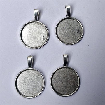 Crafteria SILVER PENDANT BASE D-22