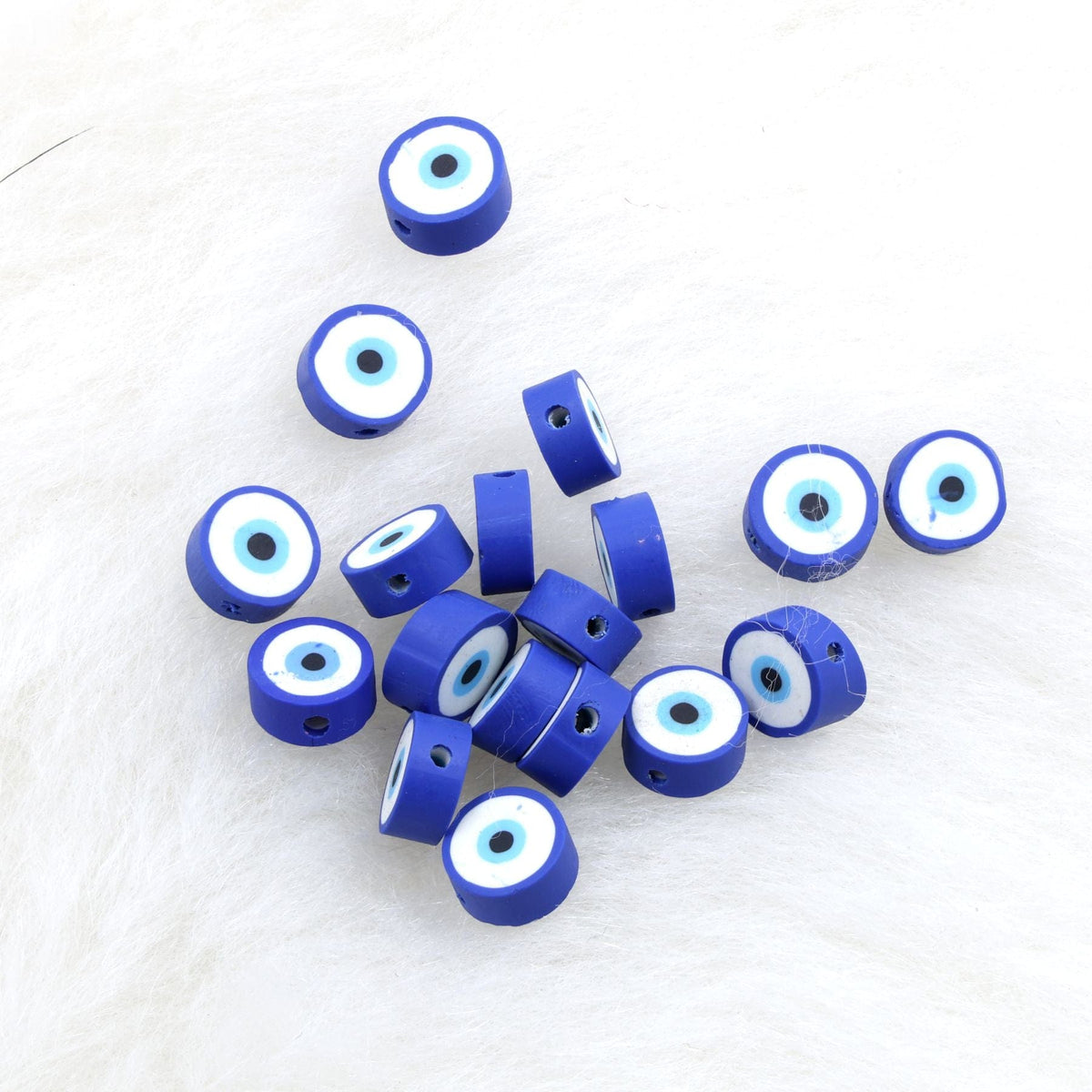 Crafteria Evil Eye Polymer Clay Beads