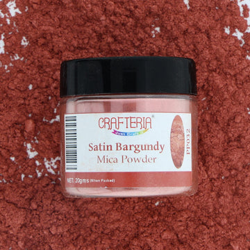 My Store PEARL POWDER Satin Bargundy Pearl Mica Powder 20 Gram
