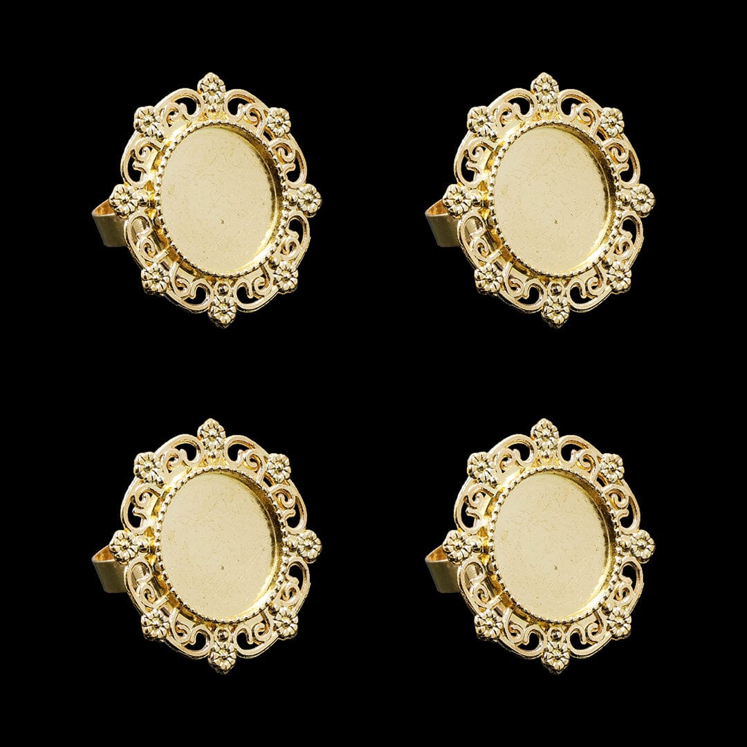 My Store RING BEZELS Gold Ring Bezels