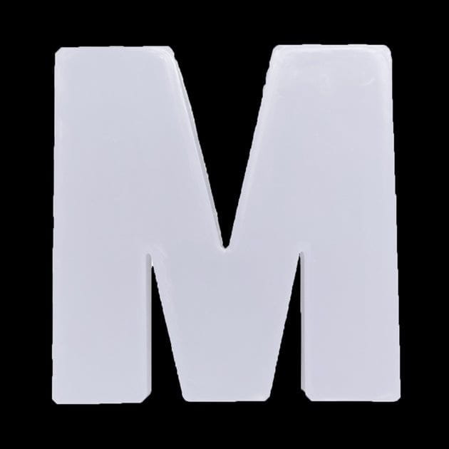 Crafteria Silicon Mould L 4"  ABCD SINGLE MOULD