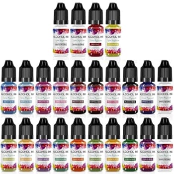 My Store RESIN PIGMENTS ALCHOHOL INK 10ML (24 SHADES)