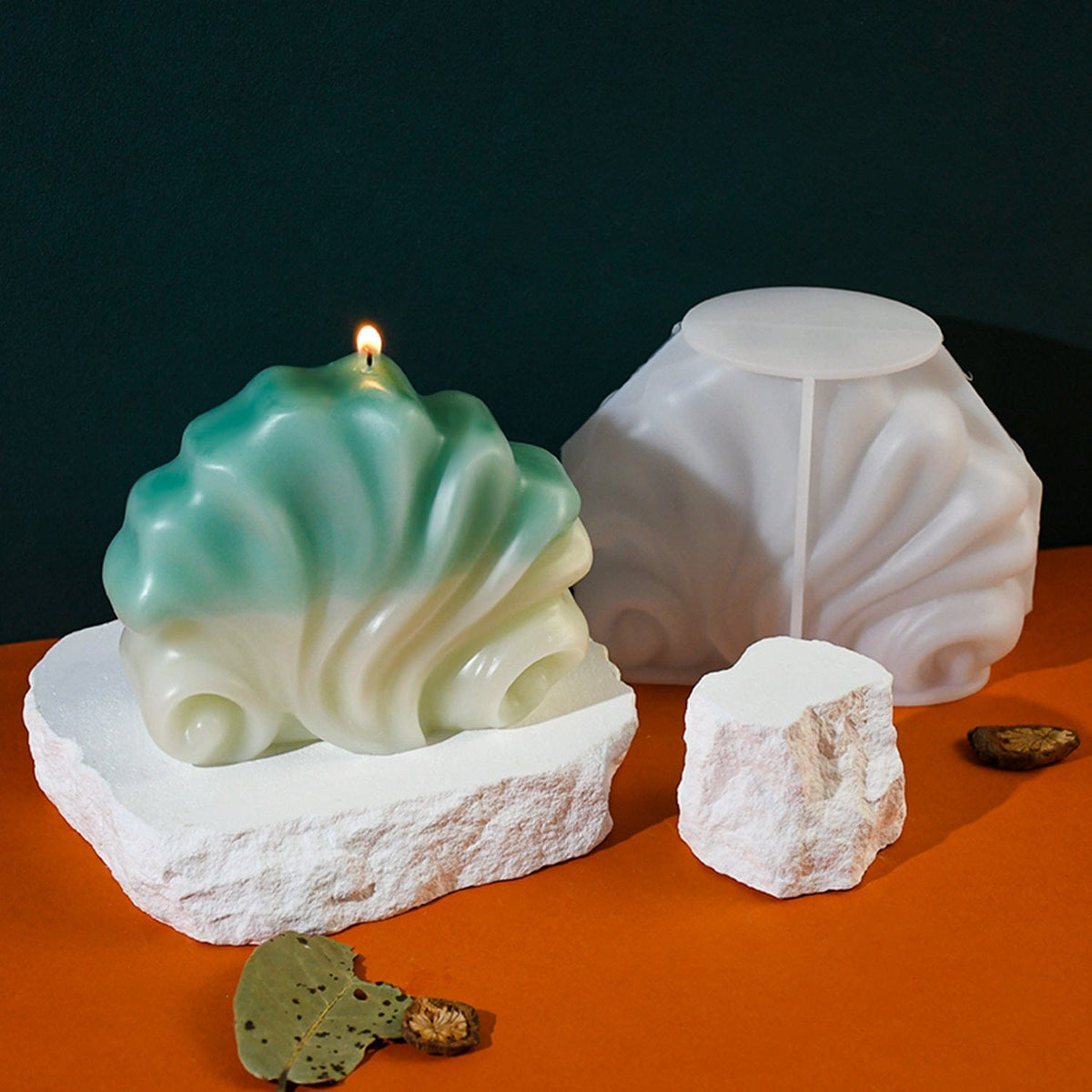 My Store Silicon Mould 3D Shell Candle Mould